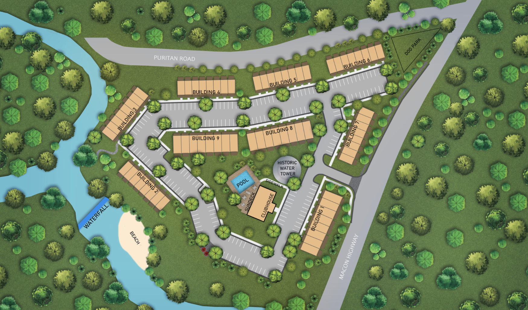 Puritan Mill Townhomes | Athens, Georgia